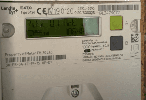 Landis E470 Type 5452 meter